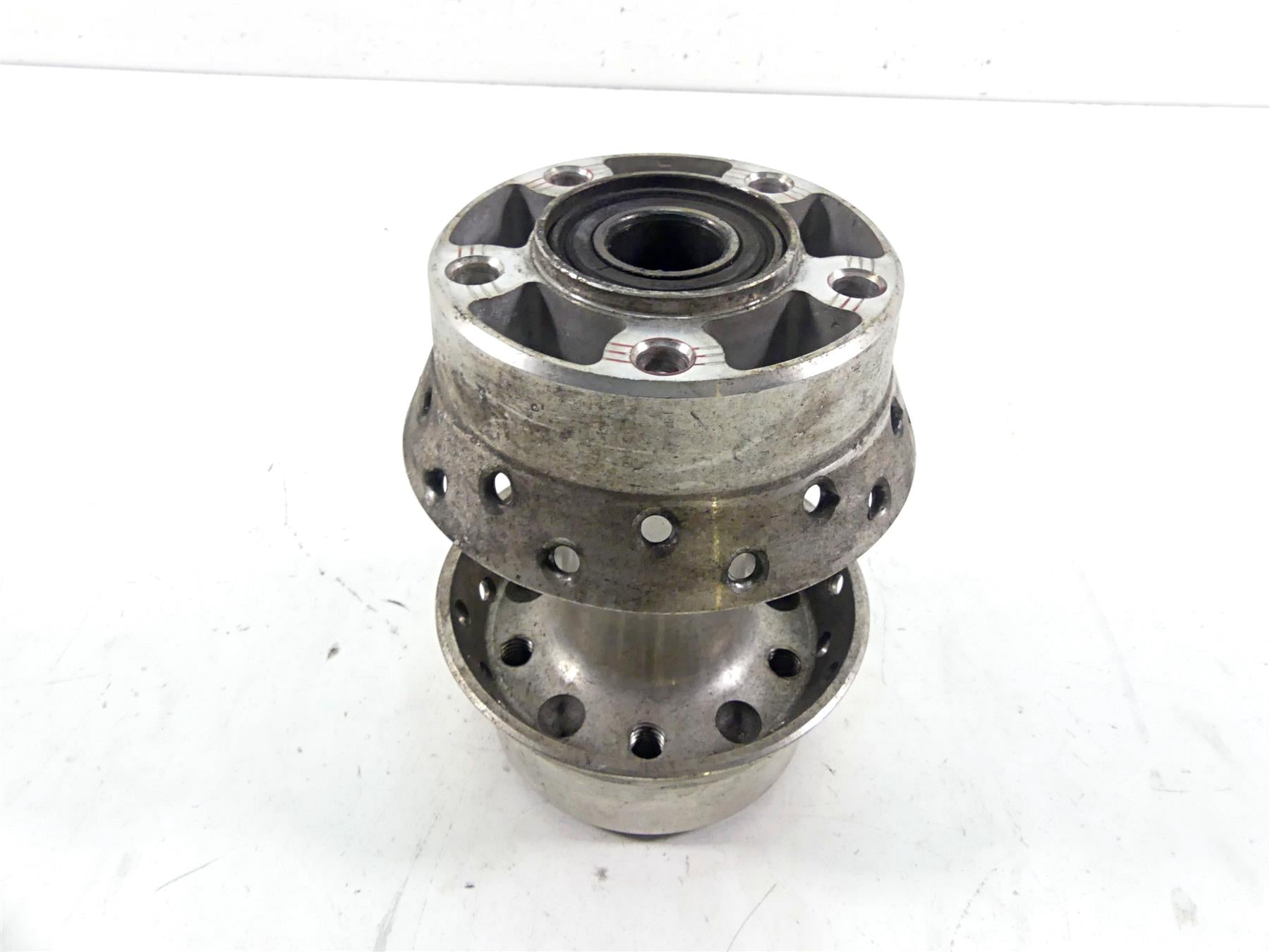 2007 Harley Touring FLHRC Road King Rear Laced Spoke Wheel Hub 16x3 43085-97 {{ shop.shopifyCountryName }} - Mototech271