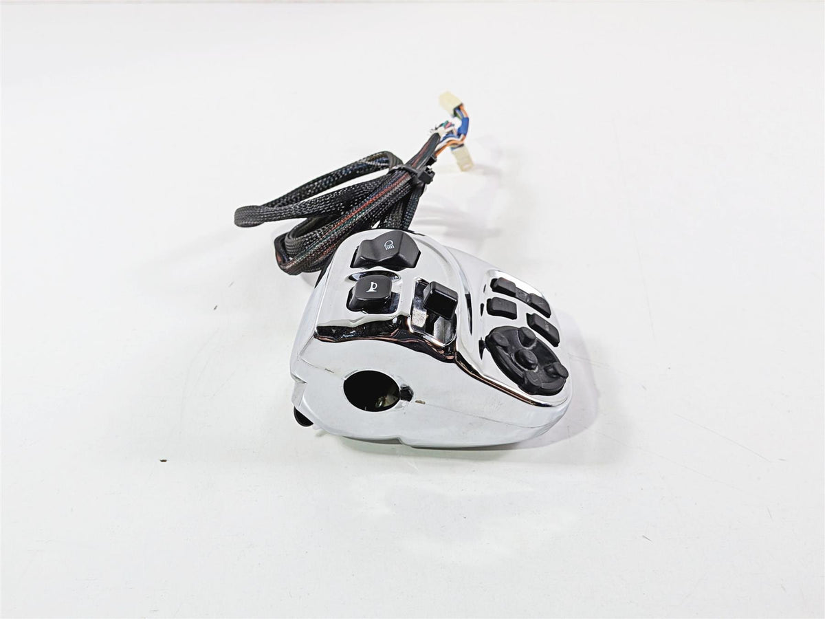 2015 Indian Chieftain Left Hand Chrome Turn Signal Control Switch 4015197-Mototech271