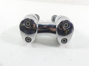 2015 Harley FLD Dyna Switchback Handlebar Chrome Riser Holder Set 55900005 | Mototech271