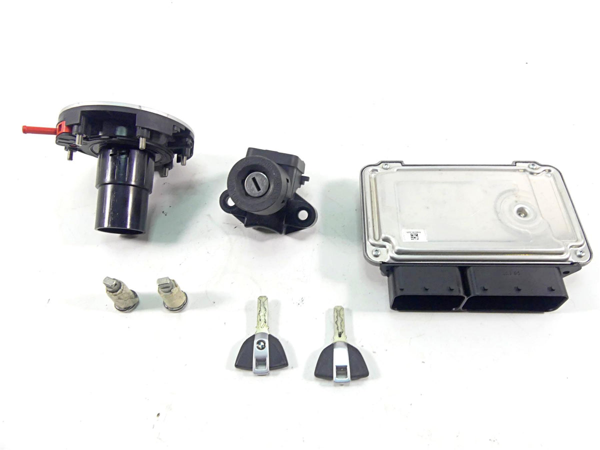 2014 BMW R1200GS K50 Cdi Ecu Ecm Ignition Switch Key Lock Tank Cap Set 8546129 {{ shop.shopifyCountryName }} - Mototech271