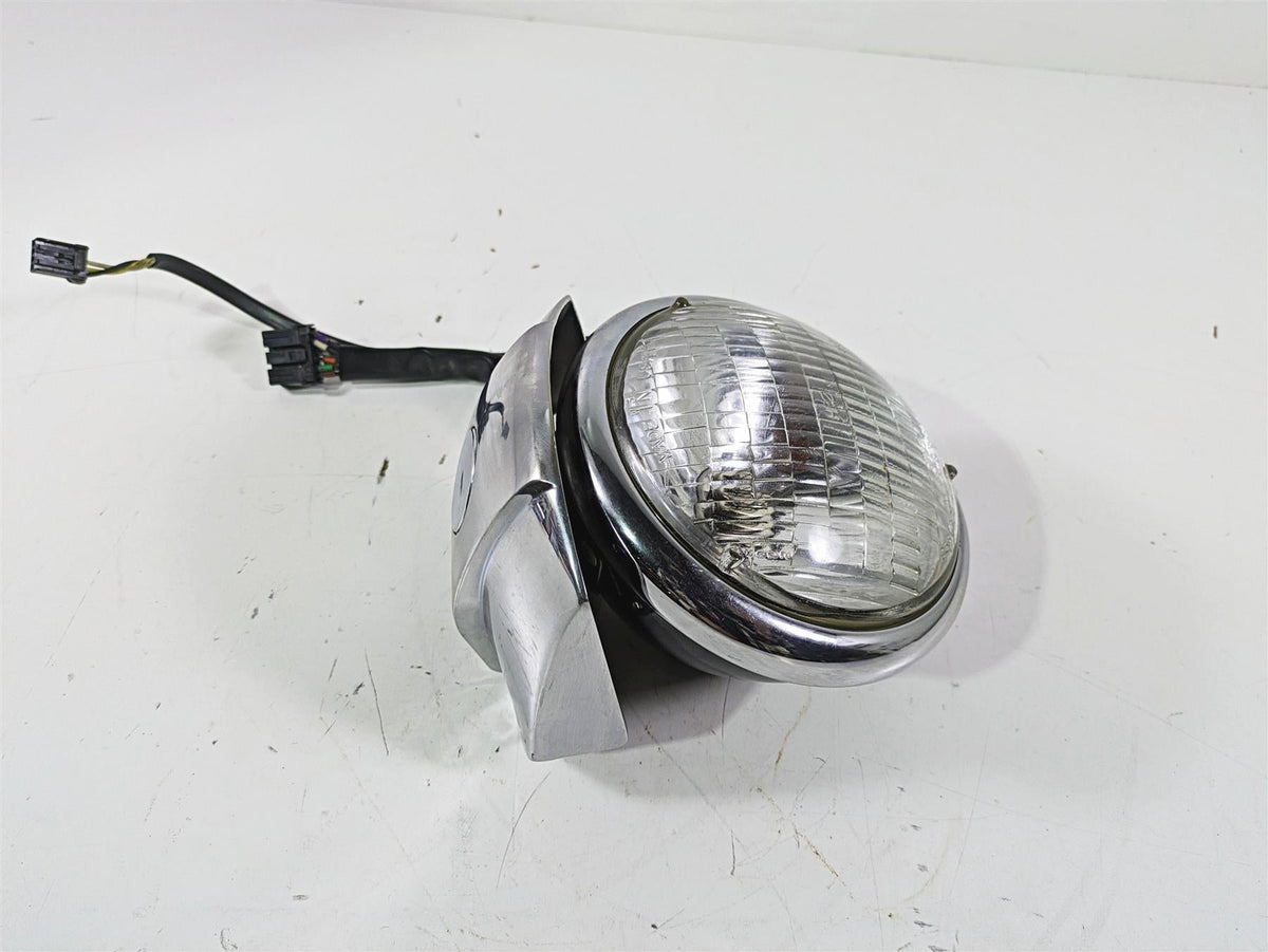 2003 Harley Dyna FXDL Low Rider 100TH Headlight Head Light & Visor 67672-96B {{ shop.shopifyCountryName }} - Mototech271
