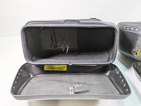 2006 Honda VT1100 C2 Shadow Leatherlyke Studded Saddlebag Saddle Bag Set ACC310 {{ shop.shopifyCountryName }} - Mototech271