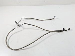 2006 Harley Touring FLHXI Street Glide 16 1/2" Ape Hanger Front Brake Line Set