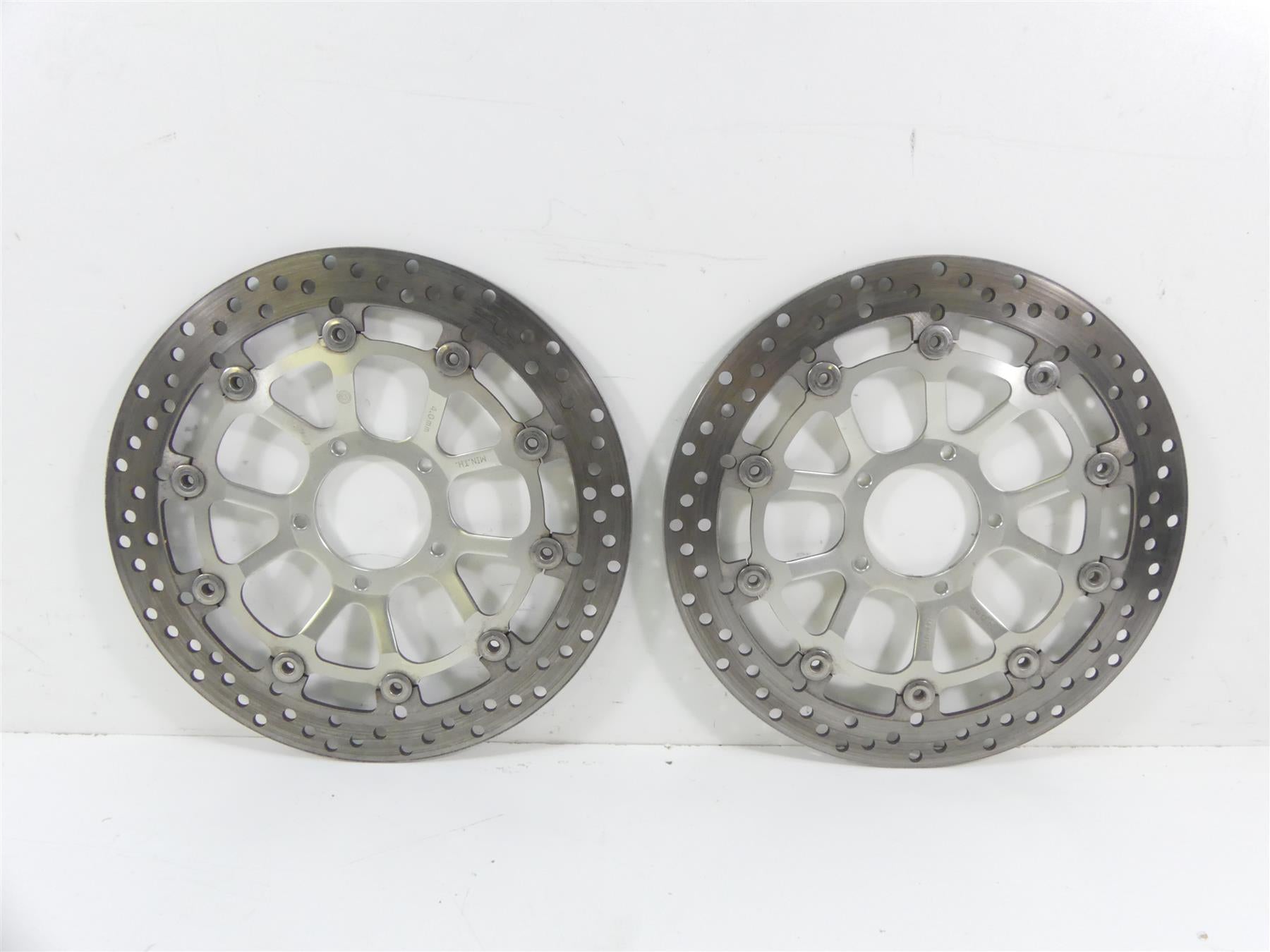 2006 Ducati 999 Biposto Front Left Right Brake Rotor Disc Set 49240751A {{ shop.shopifyCountryName }} - Mototech271