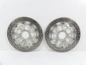 2006 Ducati 999 Biposto Front Left Right Brake Rotor Disc Set 49240751A