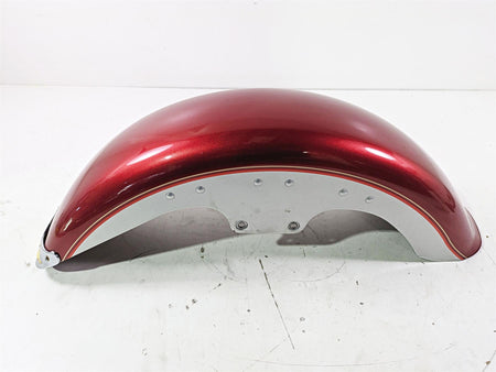 2004 Harley Softail FLSTF Fat Boy Front Fender Sierra Red - Bent 59139-00A {{ shop.shopifyCountryName }} - Mototech271