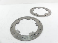 Load image into Gallery viewer, 2007 Harley Touring FLHR SE CVO Road King Front Brake Disc Rotor Set 44343-01
