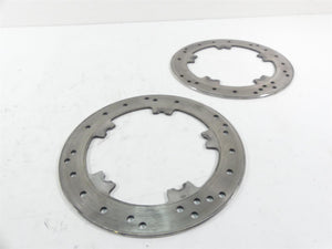 2007 Harley Touring FLHR SE CVO Road King Front Brake Disc Rotor Set 44343-01