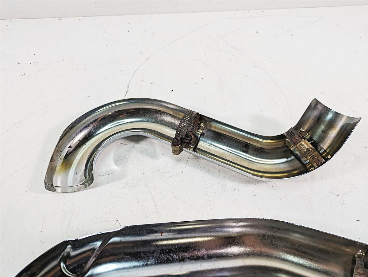 2010 Harley Touring FLHTCU Electra Glide Exhaust Header Heat Shield Set 65952-09 {{ shop.shopifyCountryName }} - Mototech271