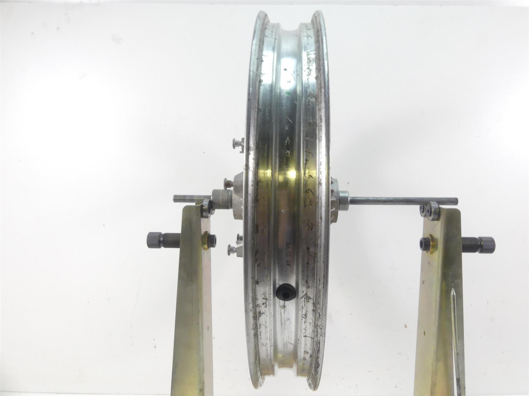2007 Honda VT1100 C Shadow Spirit Front 19x2.15 Enkei Wheel Rim 44650-MM8-345 {{ shop.shopifyCountryName }} - Mototech271