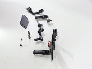 2022 Ducati Streetfighter V2 Gilles Tooling Adjustable Rearset Parts MUE2-D03-B