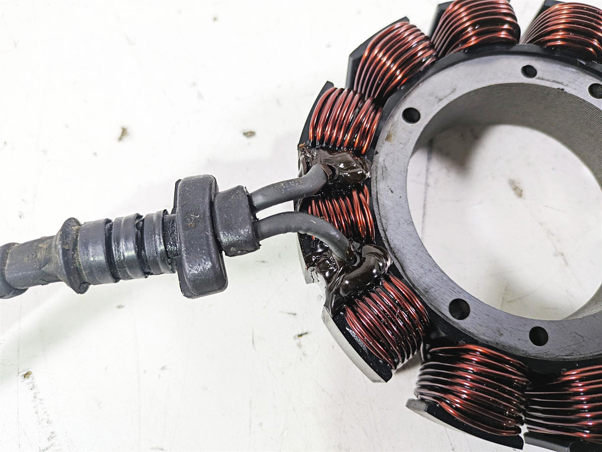 2003 Harley Touring FLHTCUI 100TH E-Glide Stator Alternator Generator 29987-02A {{ shop.shopifyCountryName }} - Mototech271