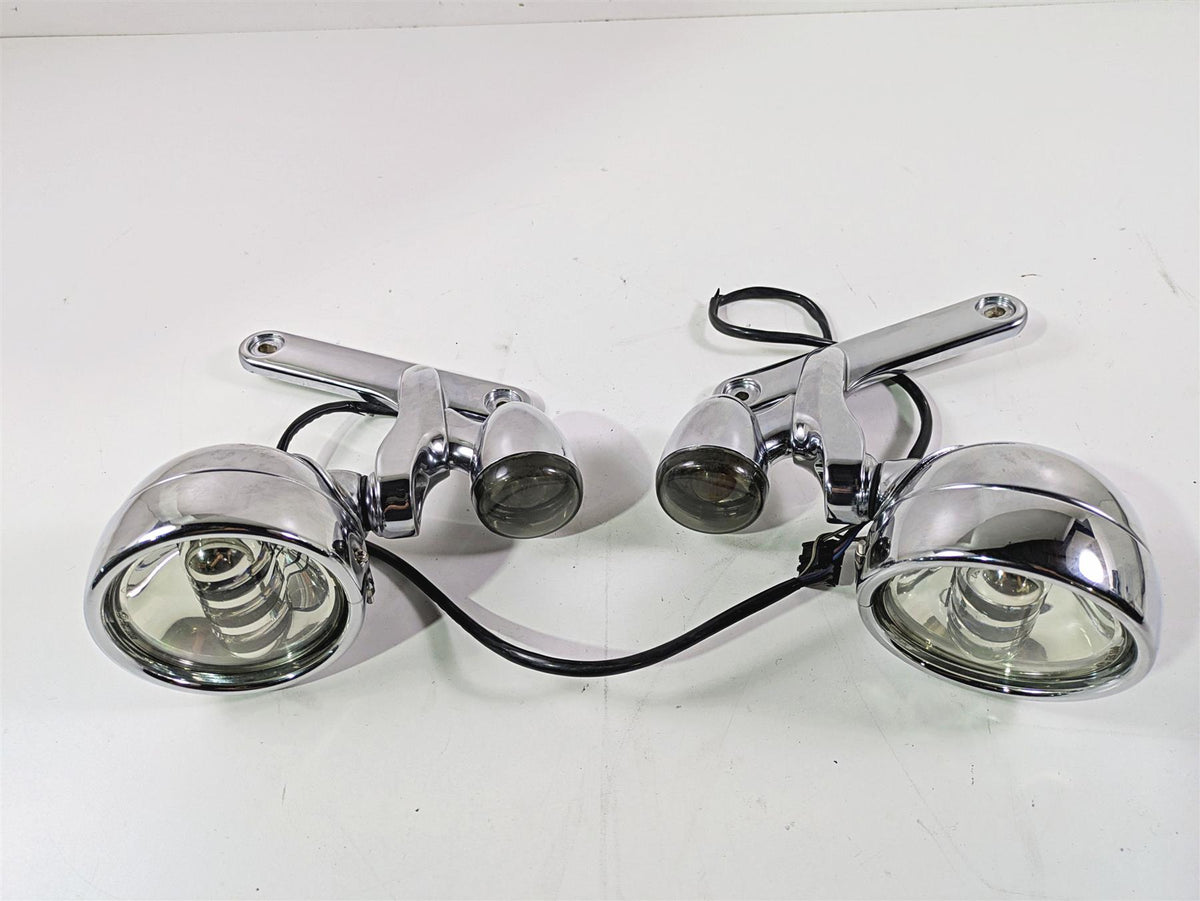 2007 Harley Touring FLHRSE CVO Road King Front Spotlight Turn Signals 68614-03 {{ shop.shopifyCountryName }} - Mototech271