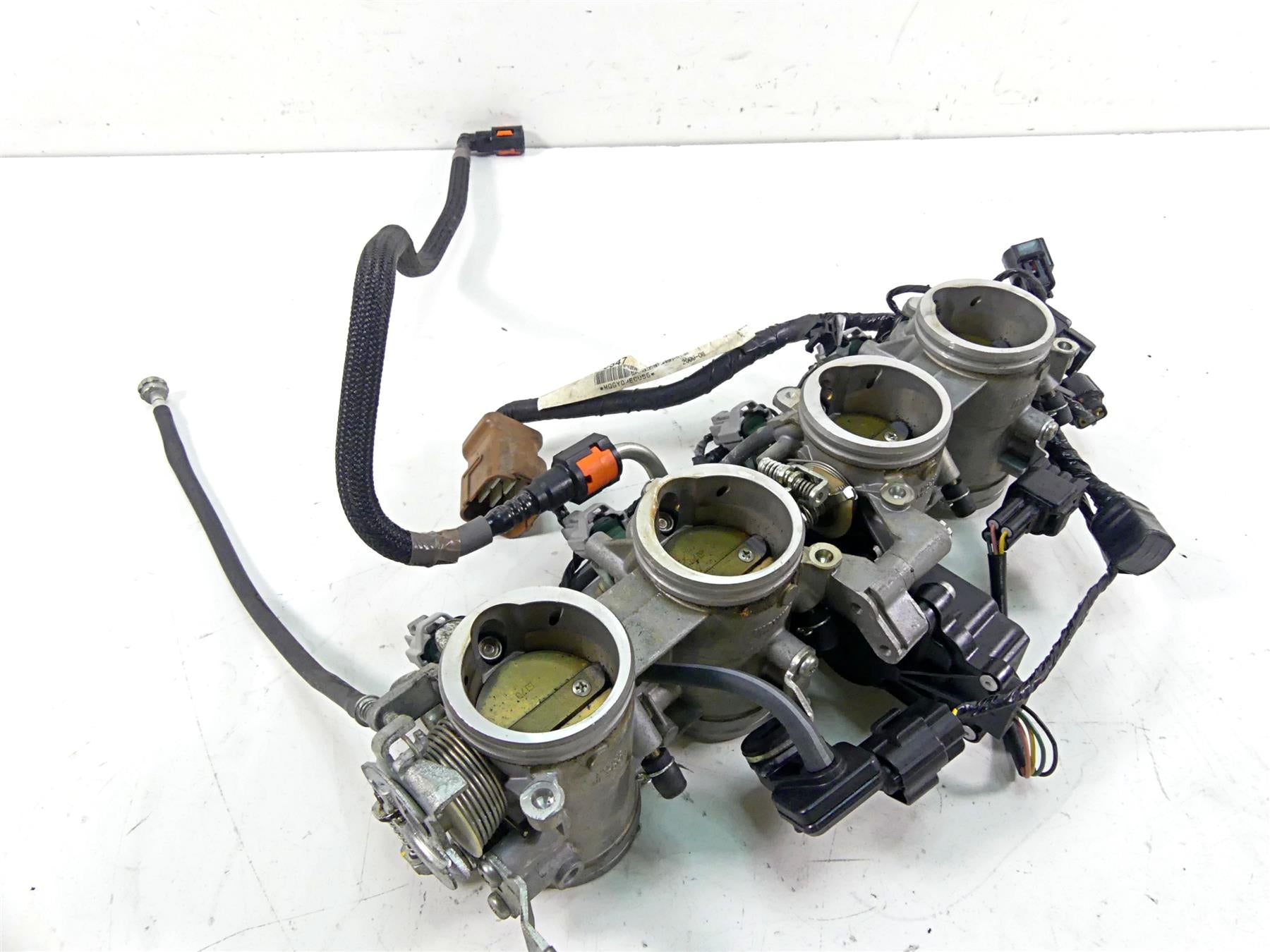 2010 Kawasaki ZX1400 ZX14 R Ninja Throttle Body & Wiring Set 16163-0108 {{ shop.shopifyCountryName }} - Mototech271
