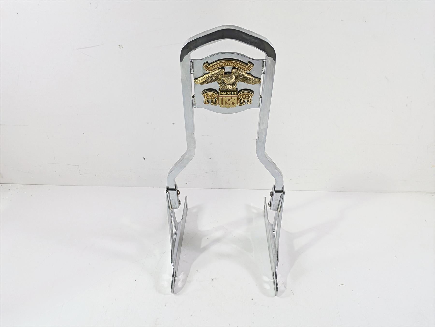 2008 Harley FXDL Dyna Low Rider 105TH Rear Chrome Back Rest Sissy Bar Mount {{ shop.shopifyCountryName }} - Mototech271