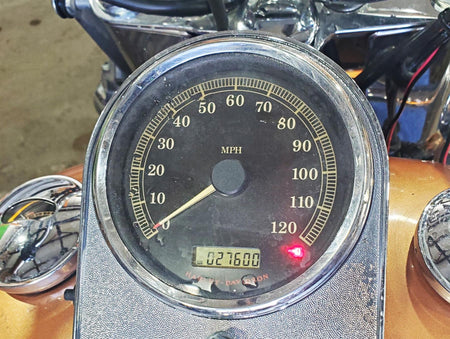 2008 Harley FLSTC 105TH Softail Heritage Speedometer Gauge Instr 27k 67033-08 {{ shop.shopifyCountryName }} - Mototech271
