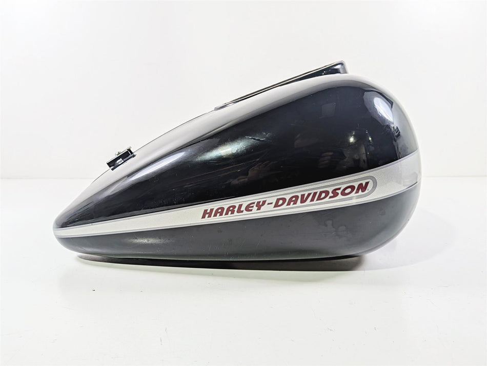 2004 Harley Touring FLTRI Road Glide Fuel Gas Petrol Tank Black Silver 61356-03-Mototech271