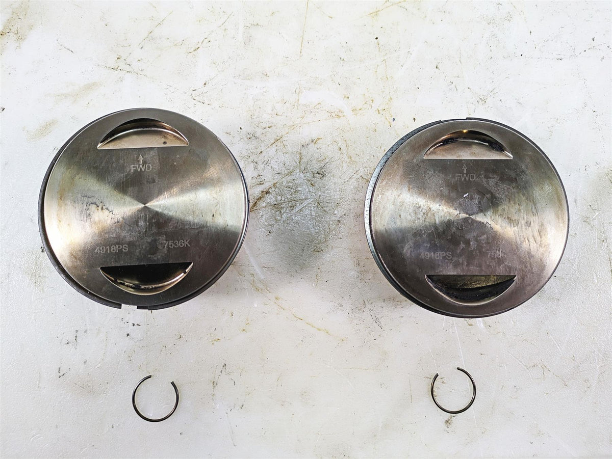 Wiseco 4" Forged Big Bore Twin Cam Piston Set 4918PS {{ shop.shopifyCountryName }} - Mototech271