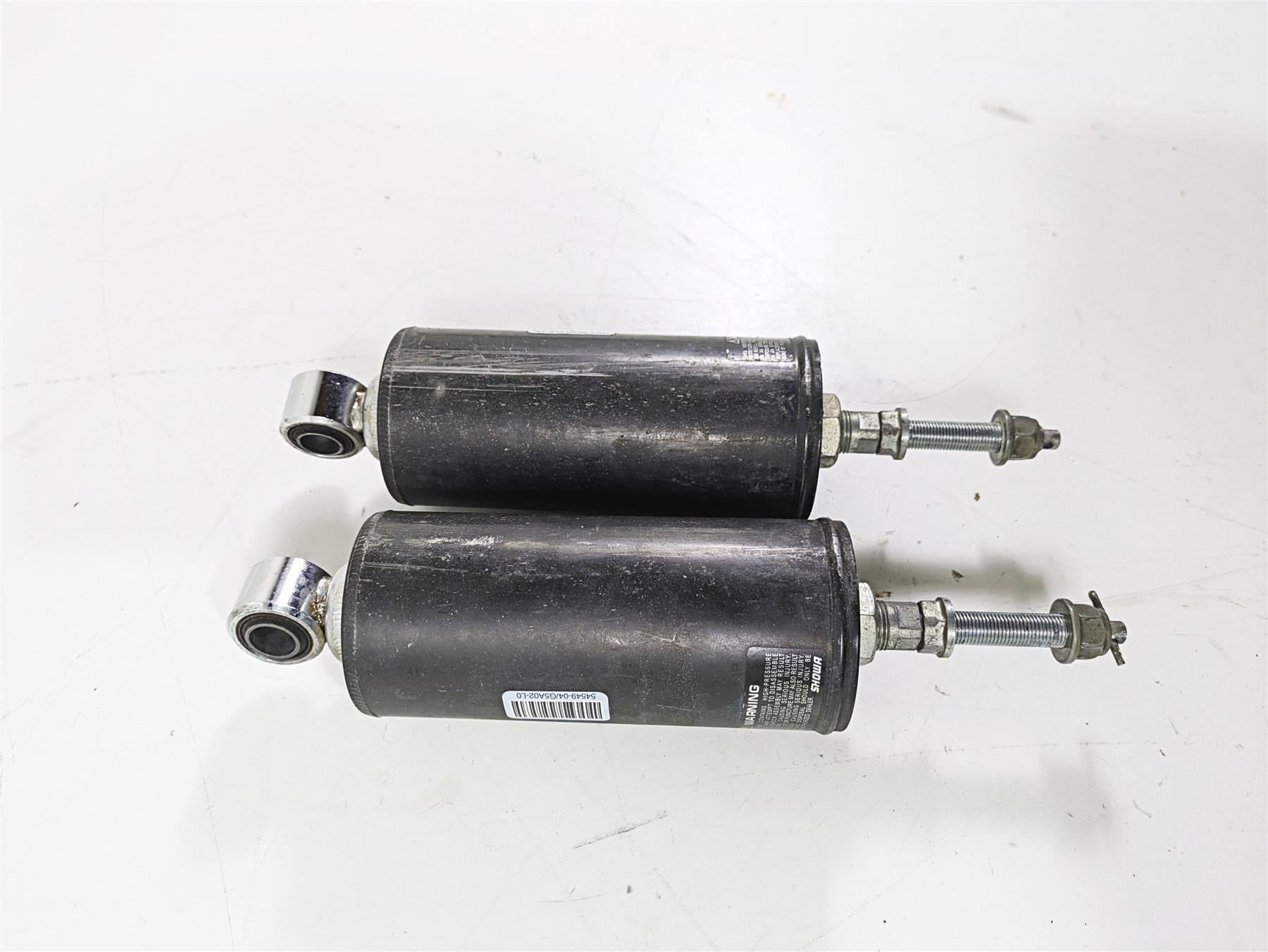 2008 Harley FLSTSB Cross Bones Showa Rear Suspension Shocks 54549-04 {{ shop.shopifyCountryName }} - Mototech271