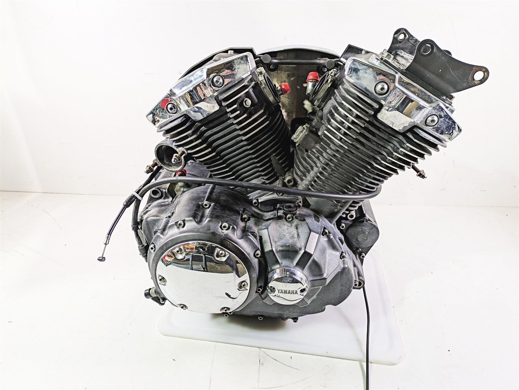 2008 Yamaha XVS1300 V-Star Tourer Runnin Engine Tranny 54k - Vid 3D8-15100-01-00 {{ shop.shopifyCountryName }} - Mototech271