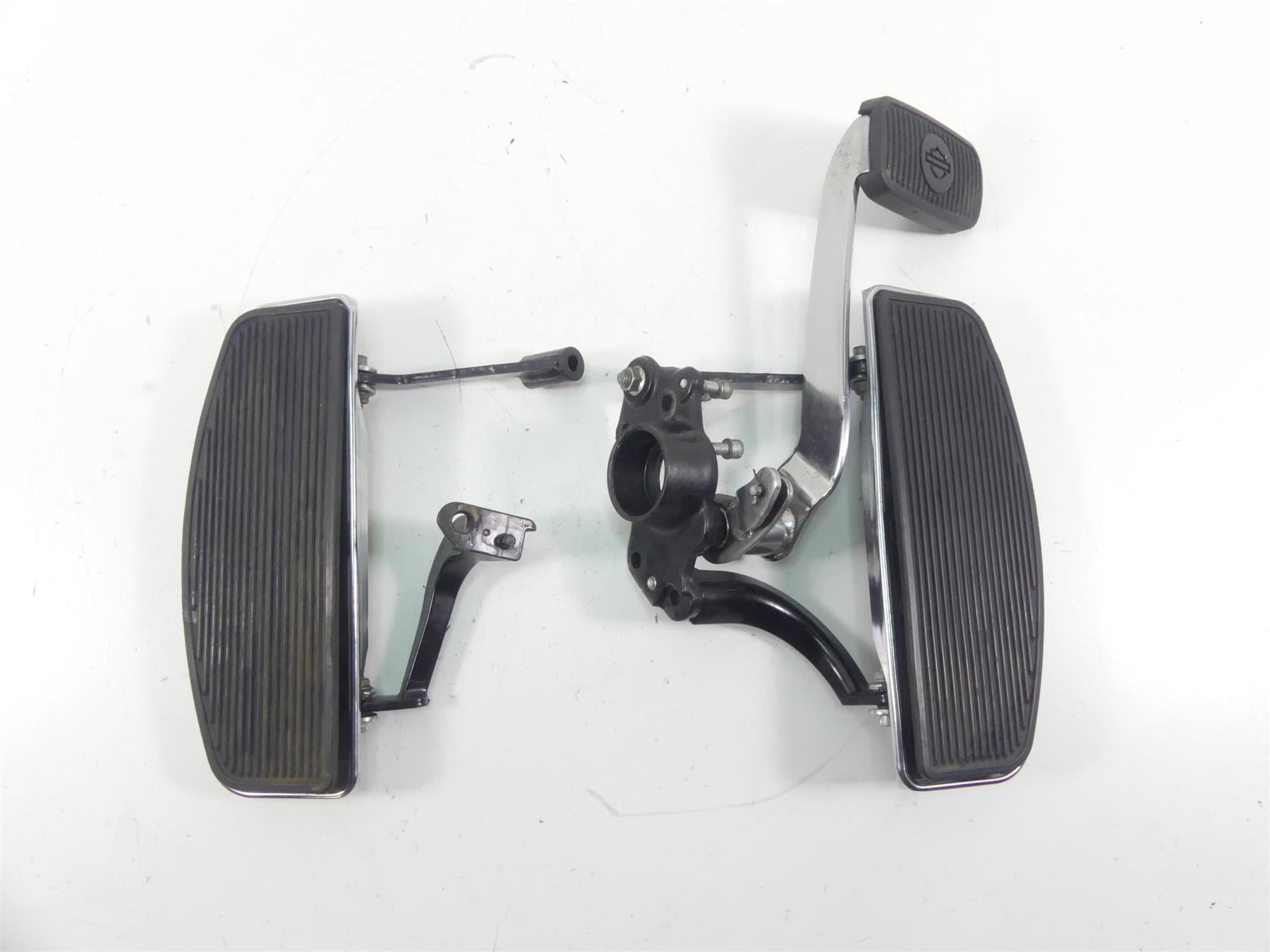 2012 Harley Touring FLHTP Electra Glide Front Rider Floor Board Set 50621-06A