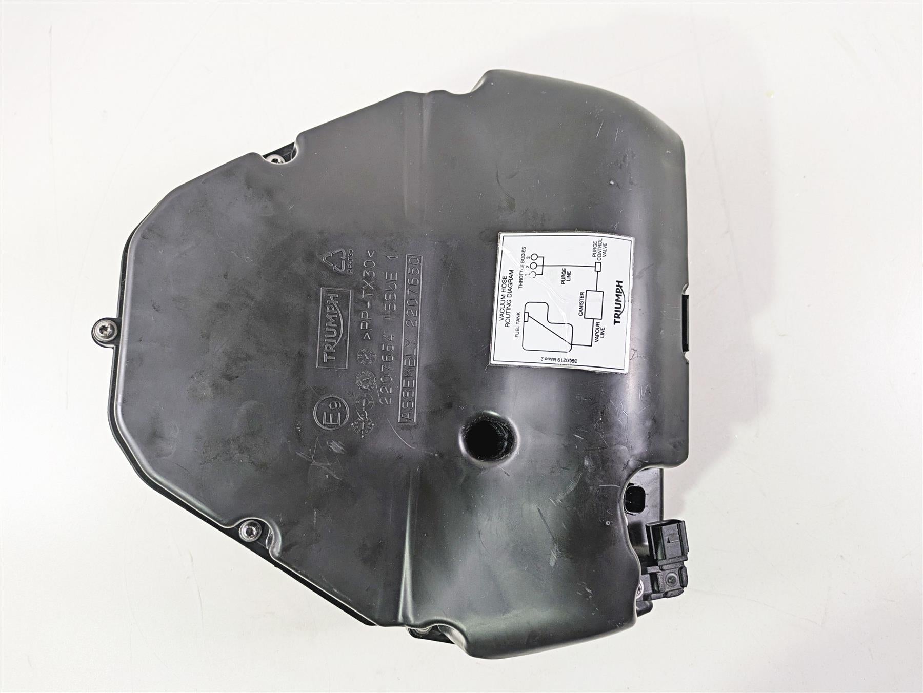 2024 Triumph Street Triple 765 R Air Box Cleaner Breather Filter T2207650 {{ shop.shopifyCountryName }} - Mototech271