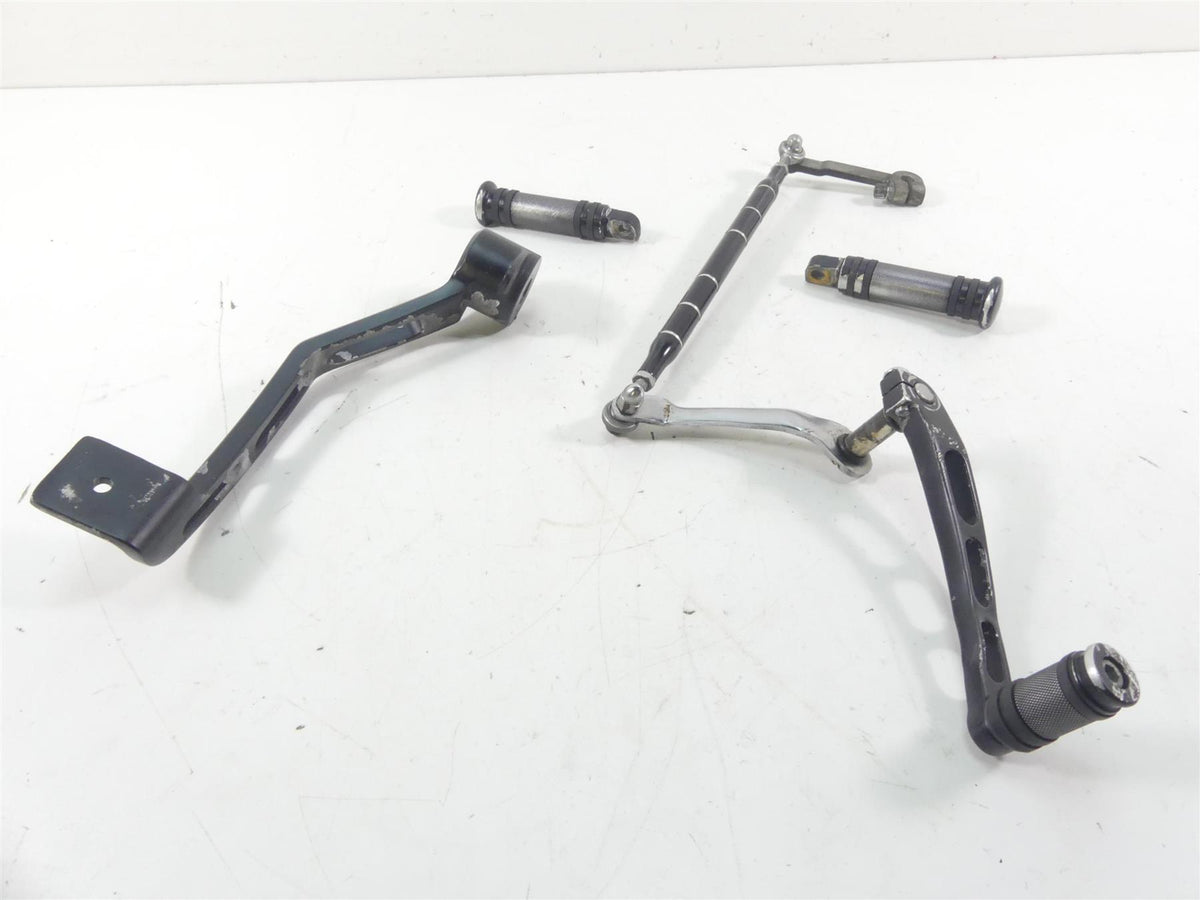 2008 Harley Softail FXSTB Night Train Aluminum Foot Pegs Shifter Brake Pedal {{ shop.shopifyCountryName }} - Mototech271