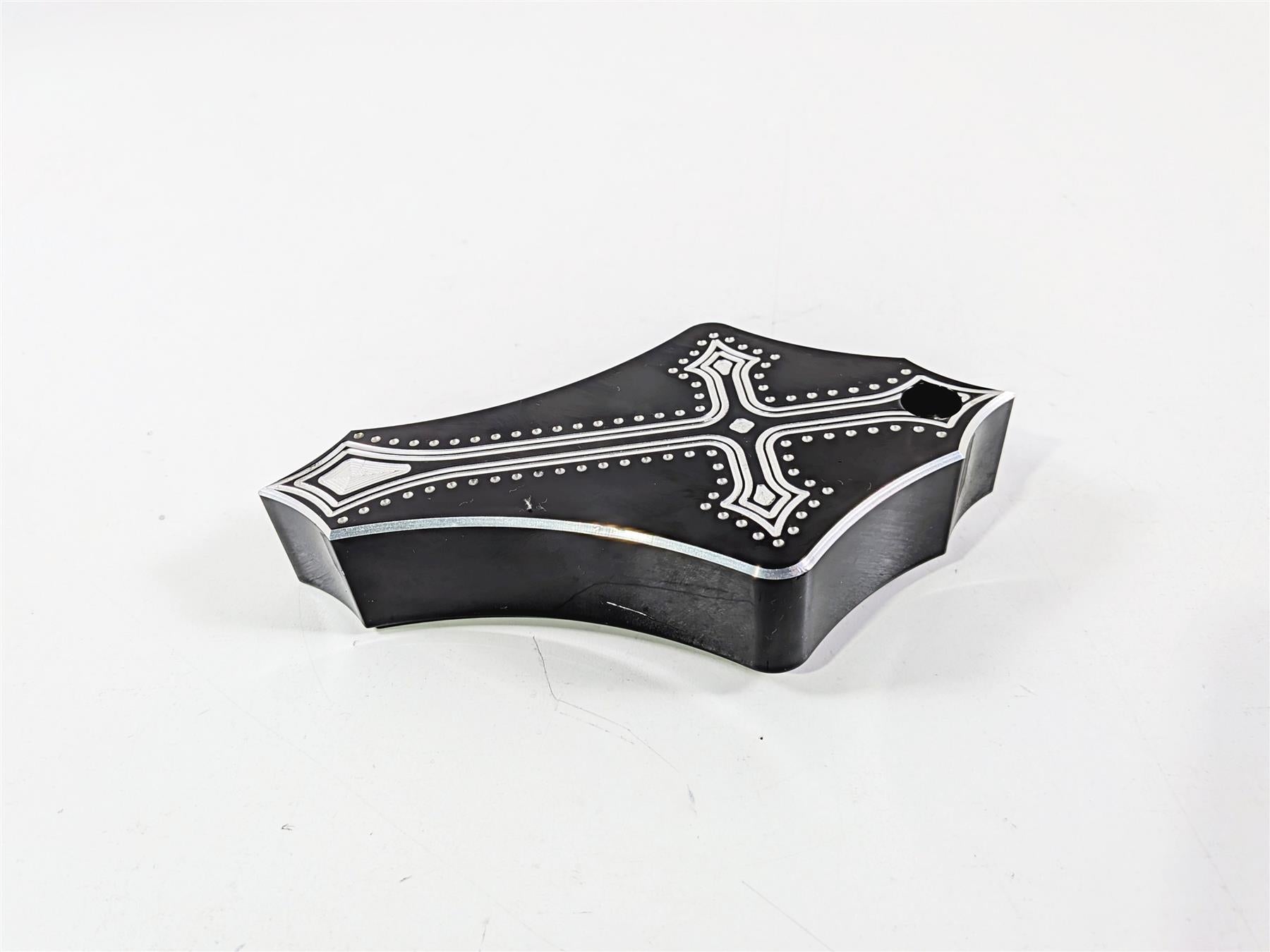 2017 Harley Touring FLHXS Street Glide Precision Billet Darkside Horn Cover DRK-570-Black-Mototech271