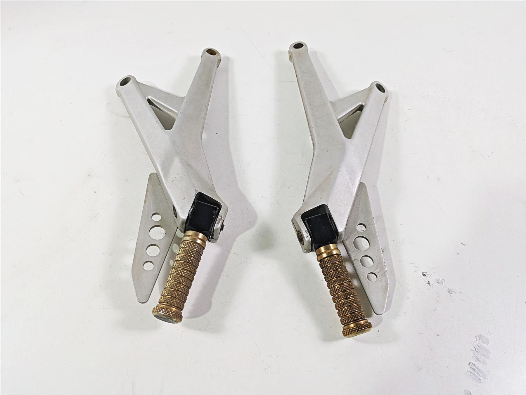 2009 Ducati Multistrada 1100 S Rear Passenger Footpeg Rest Set 82410791A {{ shop.shopifyCountryName }} - Mototech271