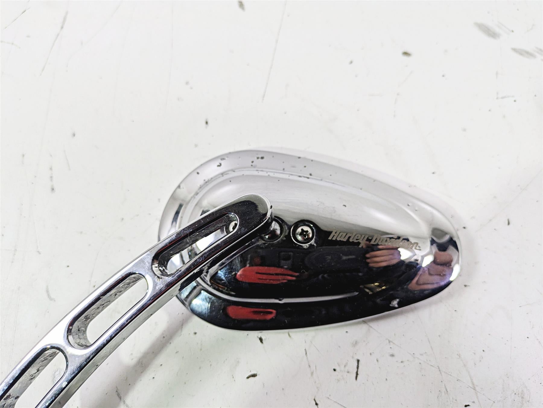2007 Harley Touring FLHTCU SE CVO E-Glide Chrome Mirror Set - Pits 91951-07 {{ shop.shopifyCountryName }} - Mototech271
