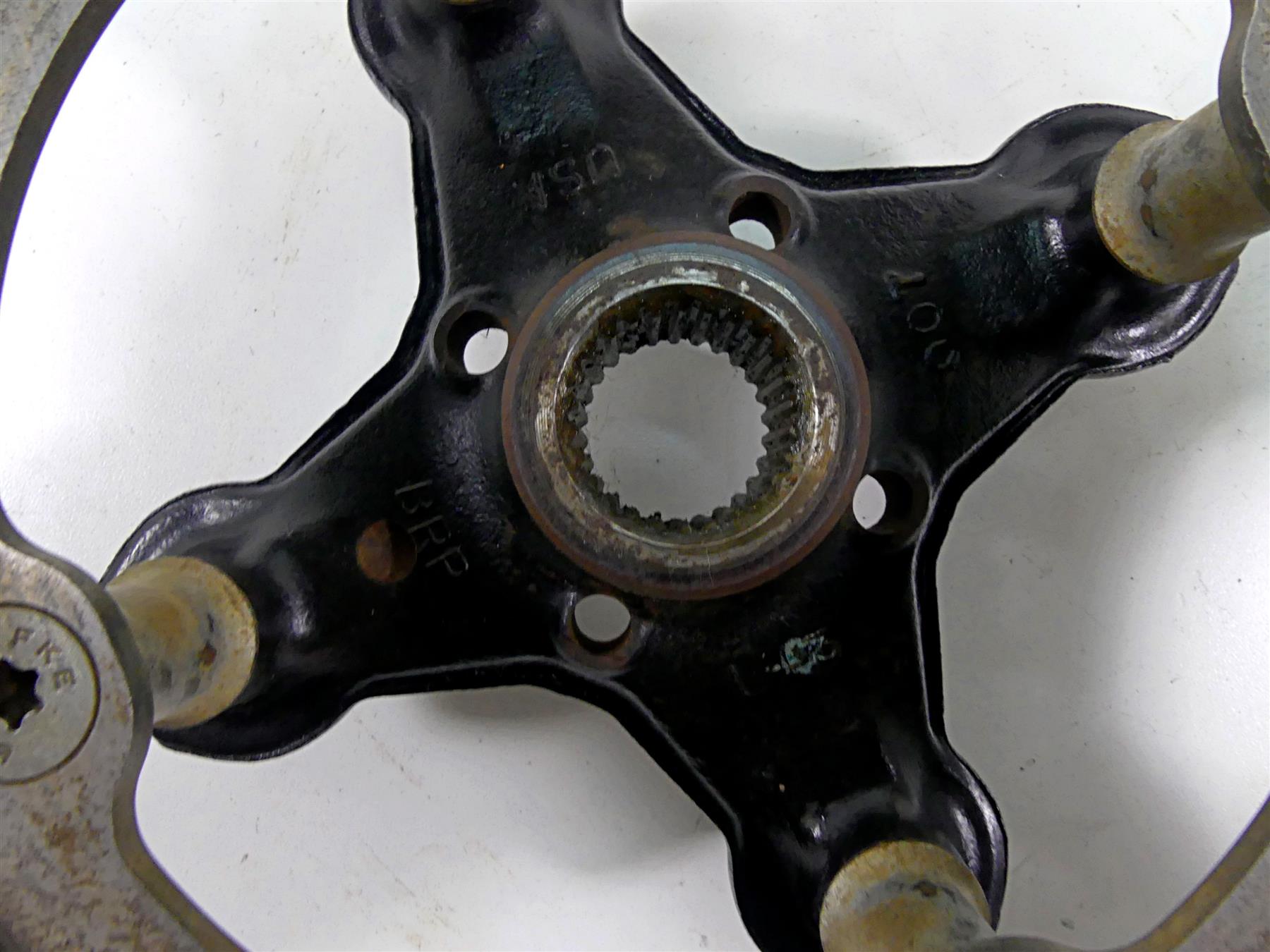 2018 Can Am Commander 1000R XT Front Brake Rotor Wheel Hub Set 705401314 {{ shop.shopifyCountryName }} - Mototech271