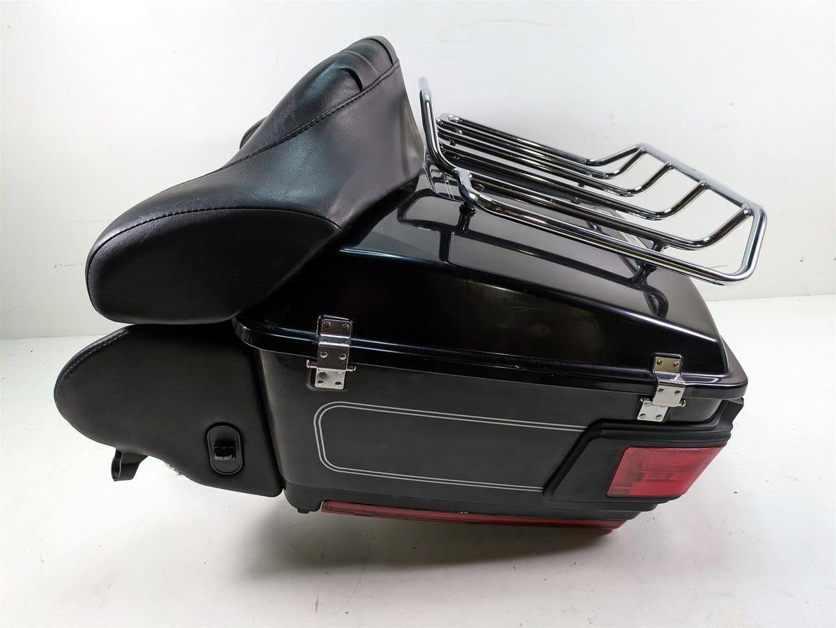 2006 Harley Touring FLHTCUI Electra Glide Vivid Black Silv Stripe Trunk 53128-06 {{ shop.shopifyCountryName }} - Mototech271