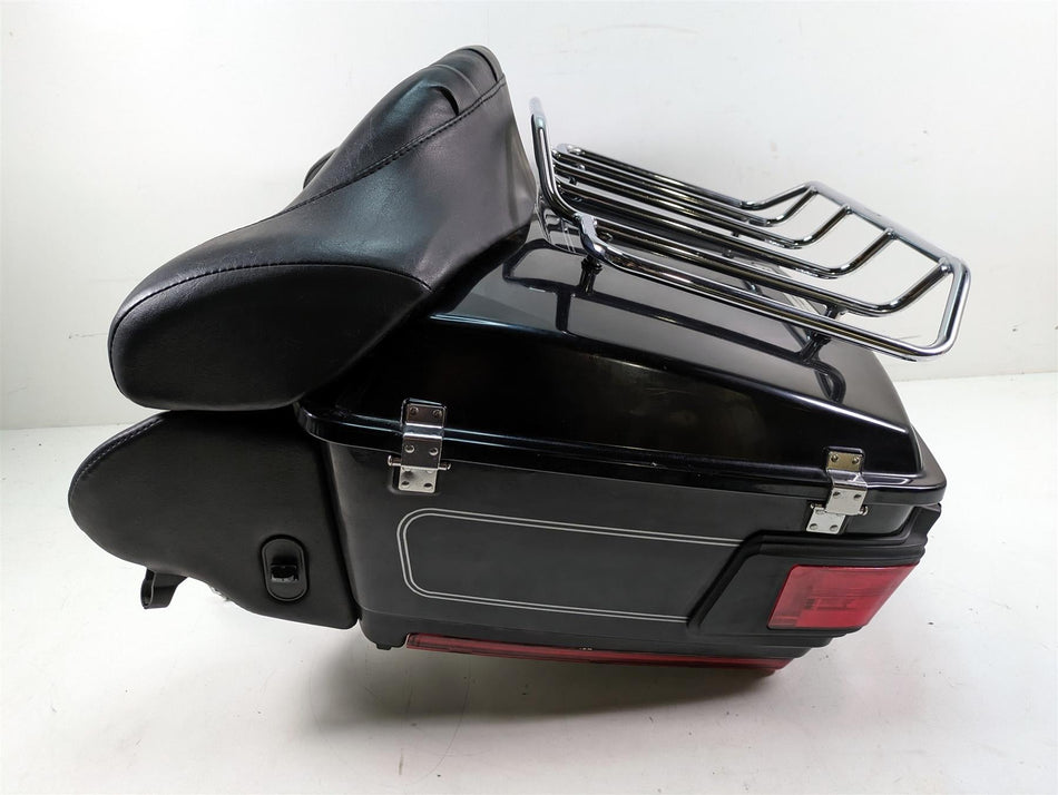 2006 Harley Touring FLHTCUI Electra Glide Vivid Black Silv Stripe Trunk 53128-06 {{ shop.shopifyCountryName }} - Mototech271