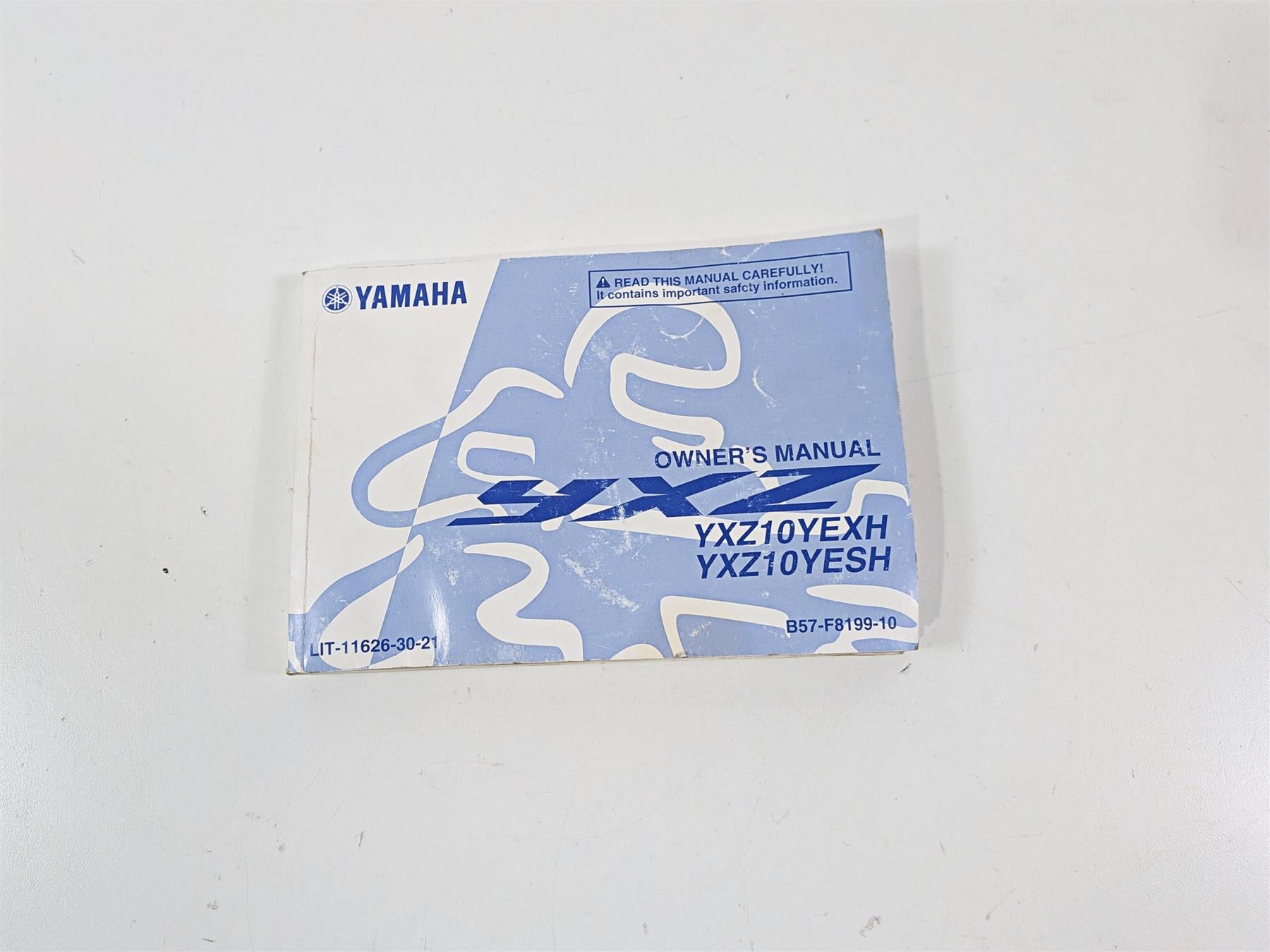 2017 Yamaha YXZ1000R EPS SS Owners Manual B57-F8199-10 YXZ10YWXH