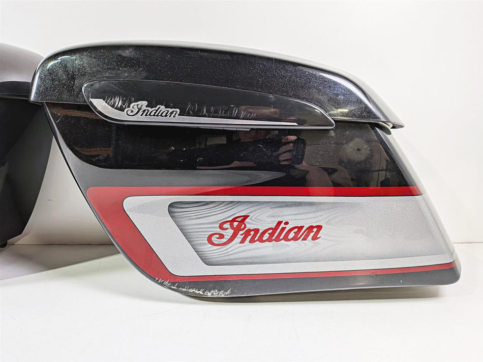 2020 Indian Challenger Limited Saddle Bag Set Titanium Metallic 5456381 5456382-Mototech271