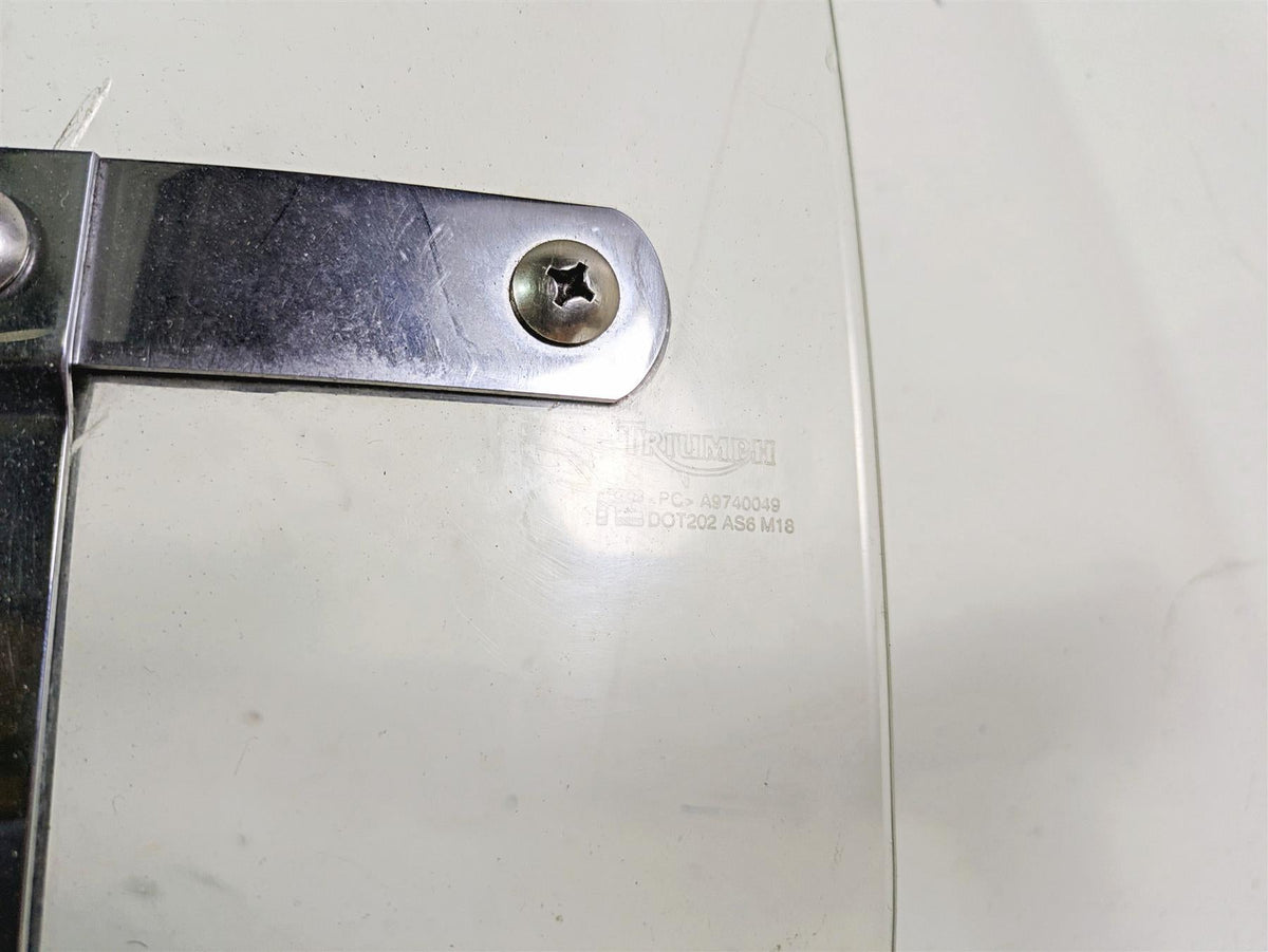 2006 Triumph Rocket 3 Windshield Wind Screen & Mounting Hardware A9740049 {{ shop.shopifyCountryName }} - Mototech271