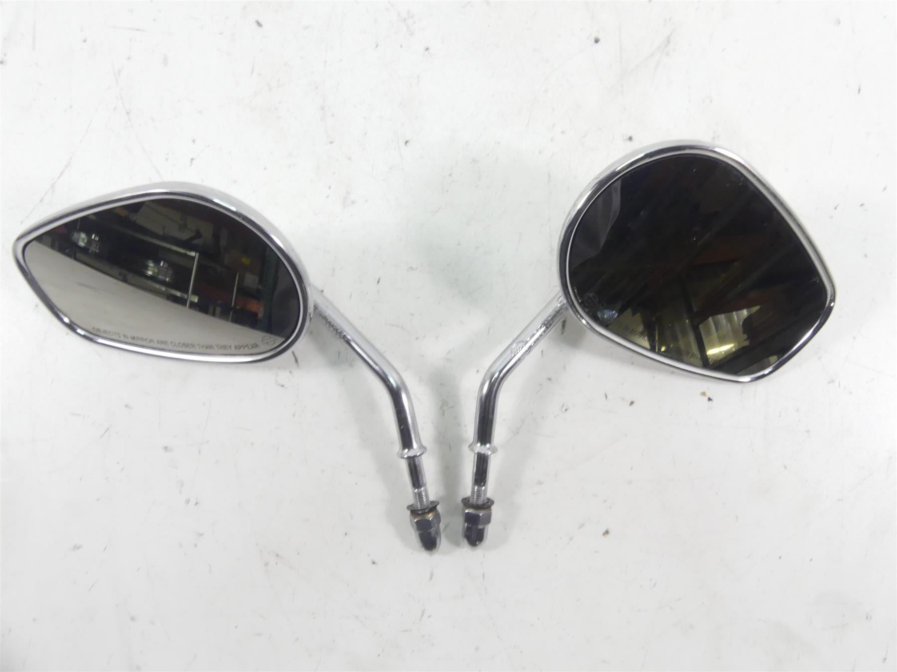 2005 Harley Touring CVO FLHTCSE Electra Glide Chrome Mirror Set 91845-03B {{ shop.shopifyCountryName }} - Mototech271
