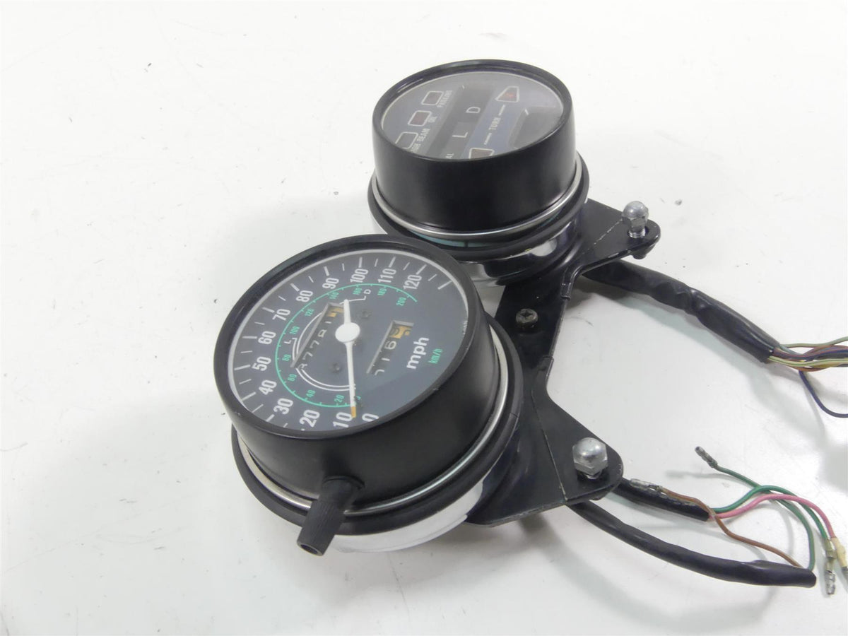 1977 Honda CB750 A Four Hondamatic Speedometer Gauges 37K Set 37200-393-771 {{ shop.shopifyCountryName }} - Mototech271