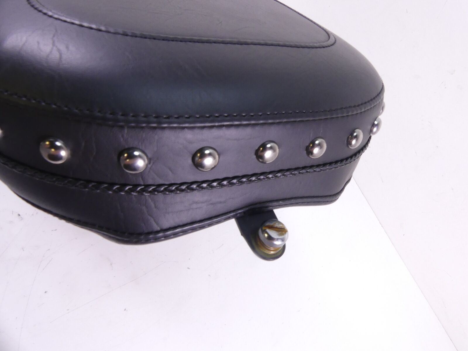 2001 Harley Softail FLSTC Heritage Mustang Studded Seat Saddle Set 79258 {{ shop.shopifyCountryName }} - Mototech271