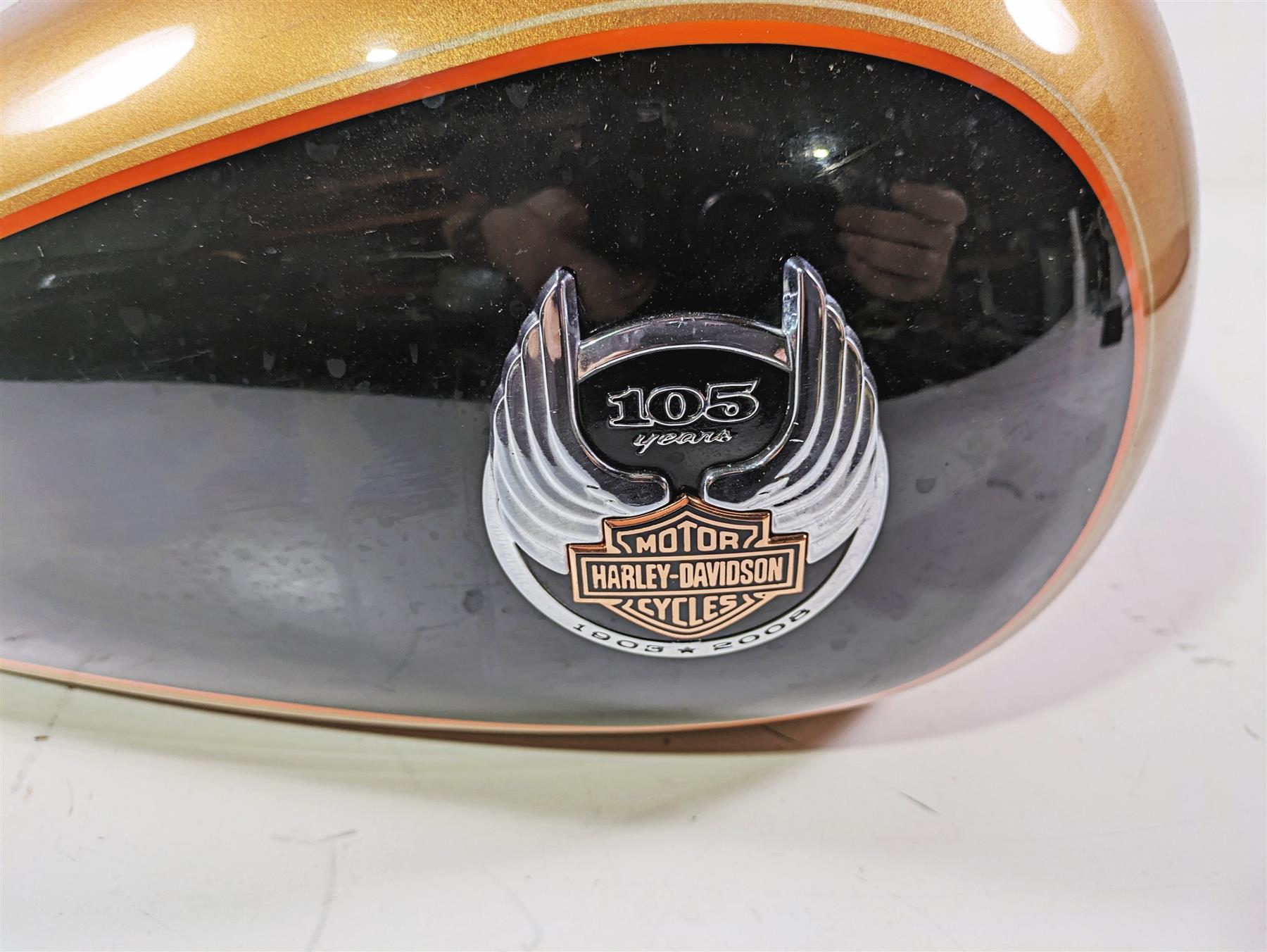 2008 Harley Touring FLHTCU E-Glide 105TH Fuel Gas Petrol Tank & Emblems 61356-08 {{ shop.shopifyCountryName }} - Mototech271