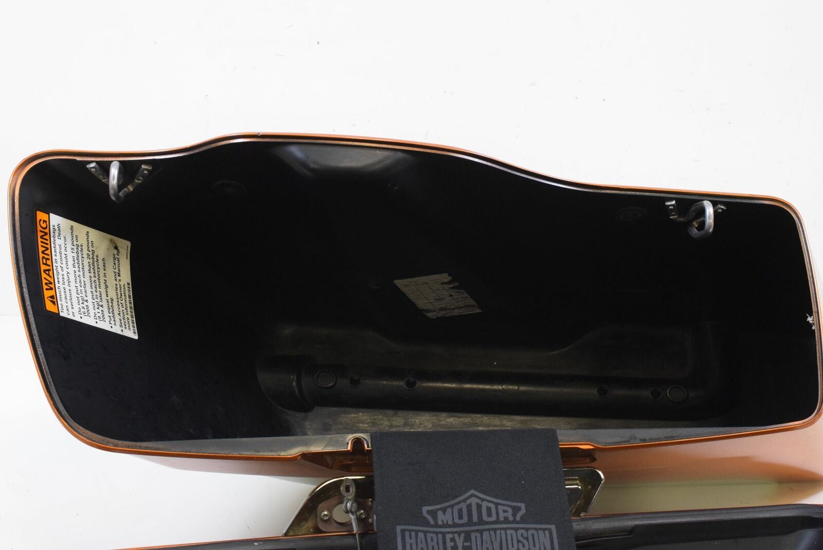 2014 Harley Touring FLHR Road King Left Saddlebag -Amber Whisky 90200414 {{ shop.shopifyCountryName }} - Mototech271