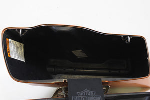 2014 Harley Touring FLHR Road King  Left Saddlebag  -Amber Whisky 90200414