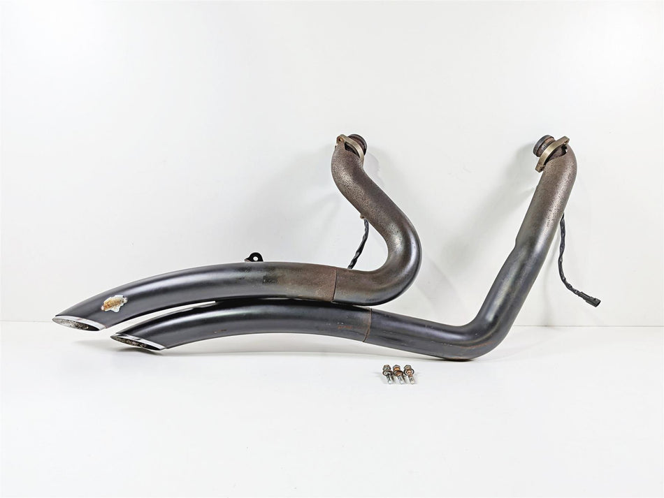 2011 Harley FXDF Dyna Fat Bob Vance Hines Big Radius 2-2 Exhaust System 46071 {{ shop.shopifyCountryName }} - Mototech271