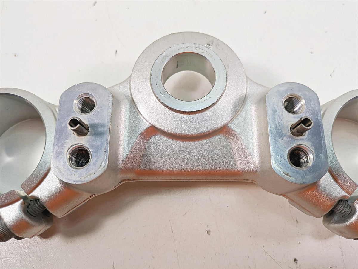 2012 Triumph Tiger 800XC ABS Upper Triple Tree Steering Clamp - Read T2049750 {{ shop.shopifyCountryName }} - Mototech271