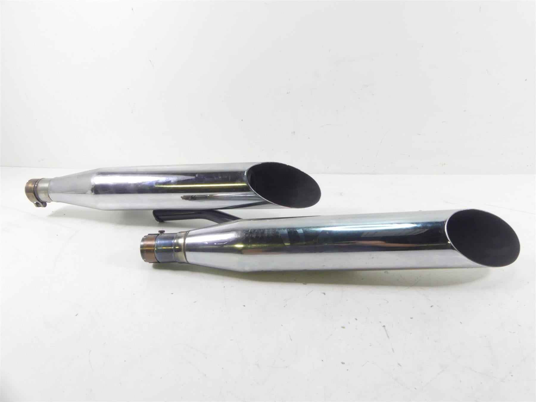 2008 Honda V-Twin VTX1800 N3 Cobra Slash Cut Slip On Exhaust Pipe Muffler 1176SC {{ shop.shopifyCountryName }} - Mototech271
