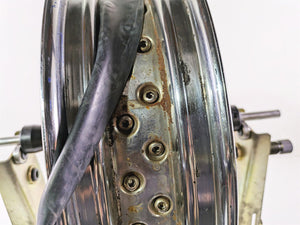 2002 Indian Spirit Deluxe Spoke Rear Wheel Rim Rotor 16x3.5 1.5mm Runout 21-970
