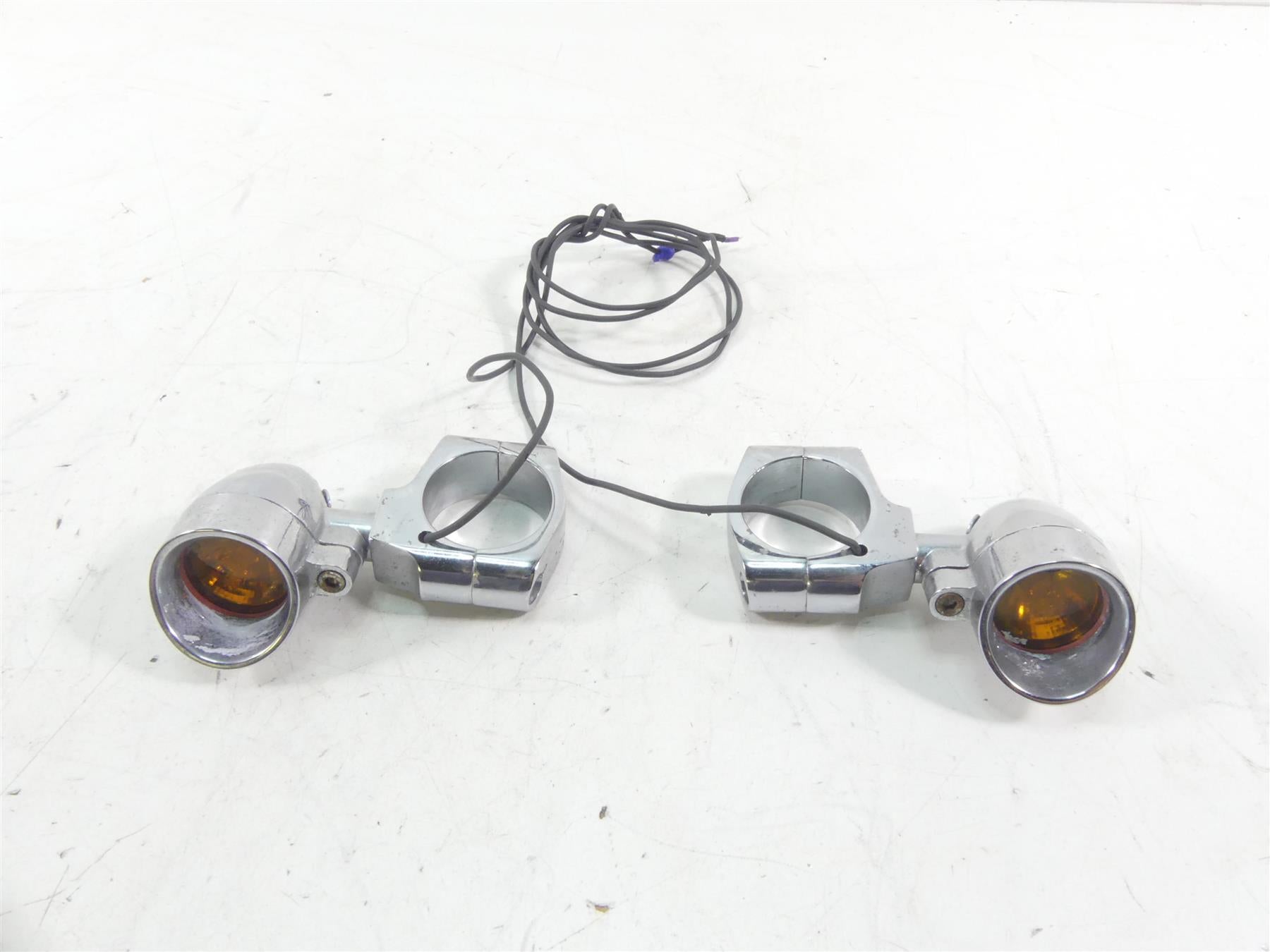 2001 Indian Centennial Scout Front 41mm Blinker Turn Signal Set 66-064 66-063 | Mototech271