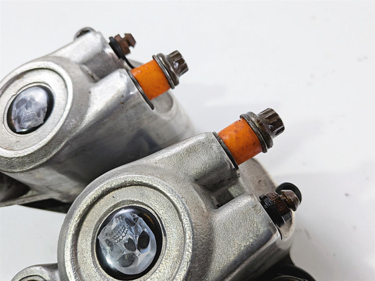 1990 Harley Touring FLHTC Electra Glide Front Brake Calipers 44023-83C 44046-84C {{ shop.shopifyCountryName }} - Mototech271
