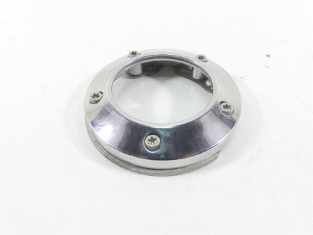 1999 Harley Dyna FXDS Convertible Fuel Gas Tank Chrome Ring Trim Cover 61400-94 {{ shop.shopifyCountryName }} - Mototech271