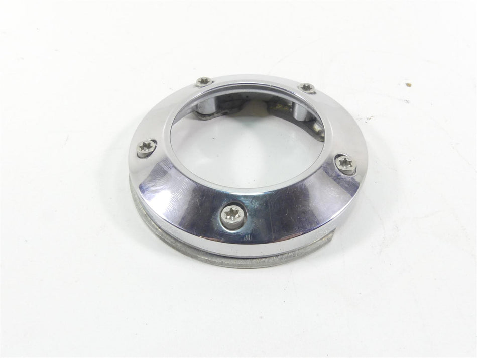 1999 Harley Dyna FXDS Convertible Fuel Gas Tank Chrome Ring Trim Cover 61400-94 {{ shop.shopifyCountryName }} - Mototech271